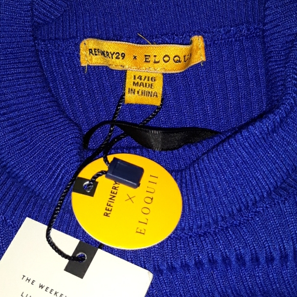 Refinery29 x Eloquii sweater dress - Picture 5 of 9